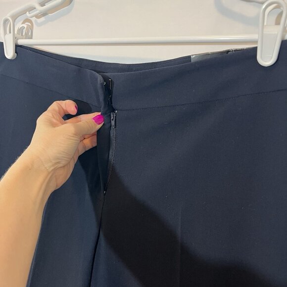 Nine West Women’s Dress Pants Size 6 Navy Blue The Modern Stretch  Zipper NWT - Picture 11 of 14
